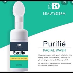 BEAUTEDERM PURIFIE  FACIAL WASH WITH PUMP BRUSH
